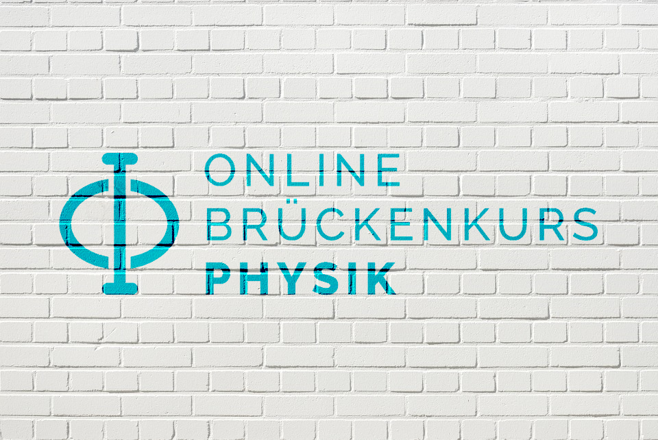 Das Bild zeigt das Logo des Brückenkurses Physik